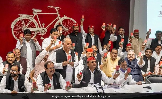 Akhilesh Yadav launching a perfume called