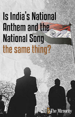 Is India's national anthem and national song the same thing?